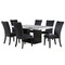 Global Furniture Usa Transitional Paper, Velvet D02 Dining Table + D03Dc Black 4504 - alternate 5
